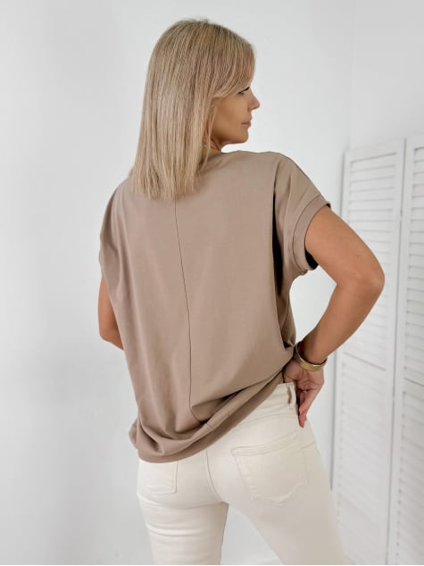 BLUZKA BEARRA CIEMNOBEŻOWA