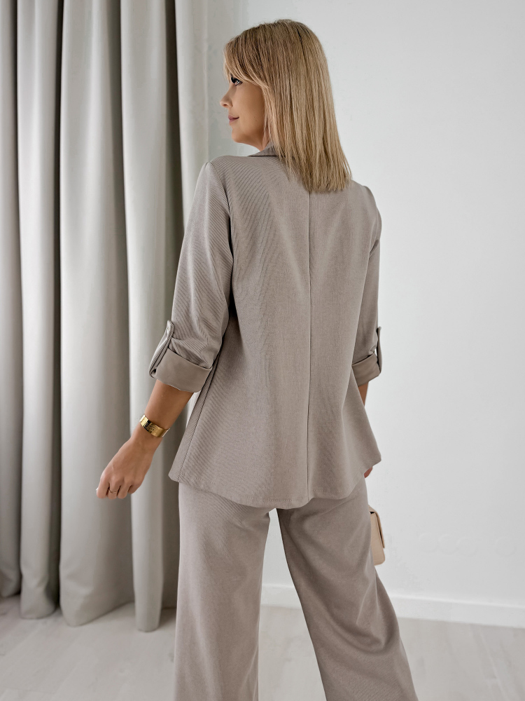 KOMPLET TARES CIEMNOBEŻOWY