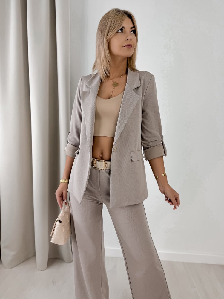 KOMPLET TARES CIEMNOBEŻOWY