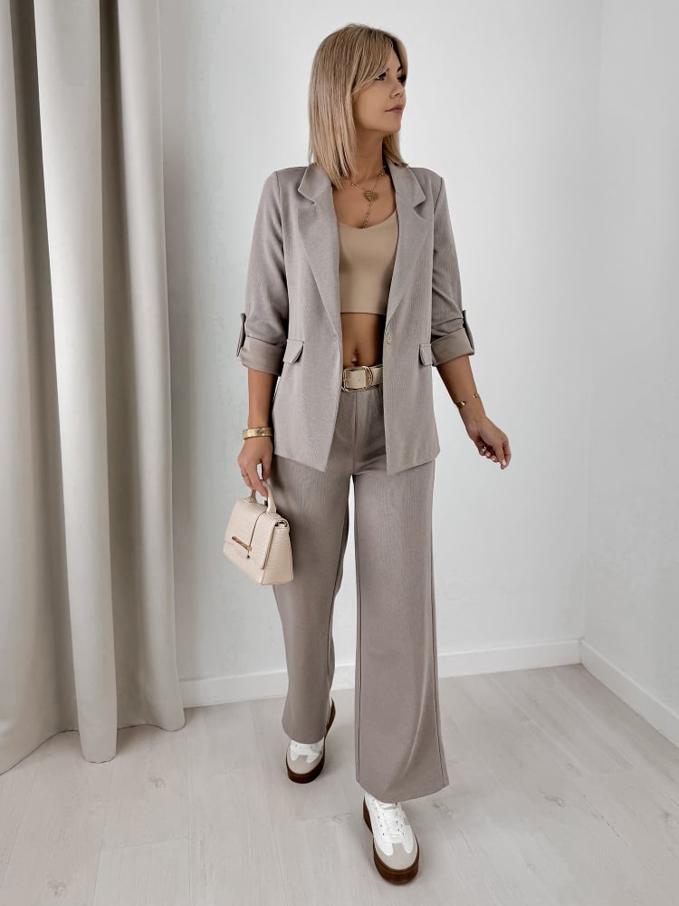 KOMPLET TARES CIEMNOBEŻOWY