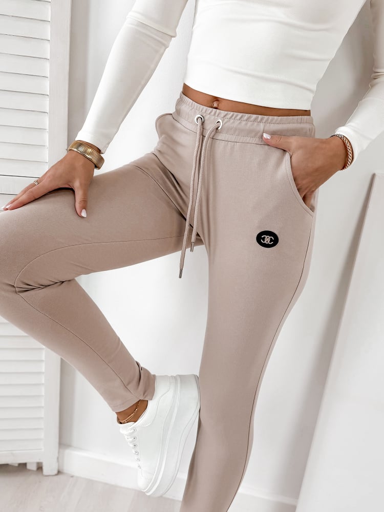 SPODNIE DEVITO BEŻOWE SPODNIE DEVITO BEŻOWE