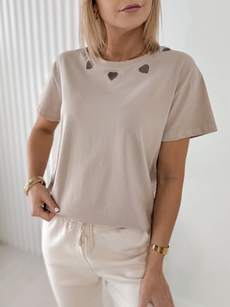 BLUZKA DAVINA BEŻOWA