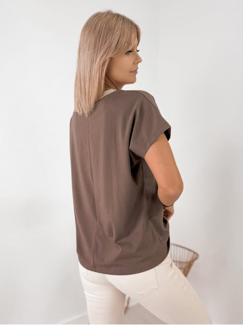 BLUZKA BREANA BRĄZOWA