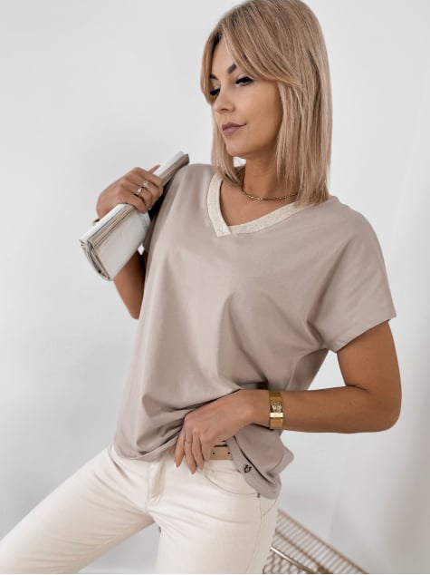 BLUZKA BREANA BEŻOWA