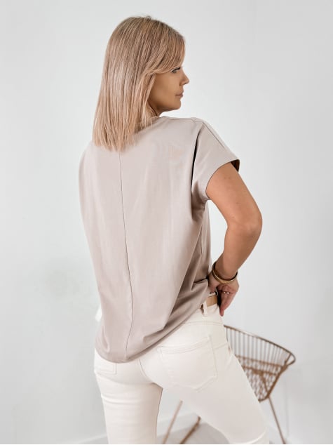 BLUZKA BREANA BEŻOWA