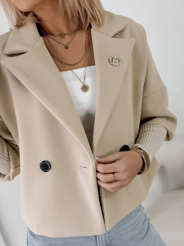 KURTKA MIBELLE BEŻOWA