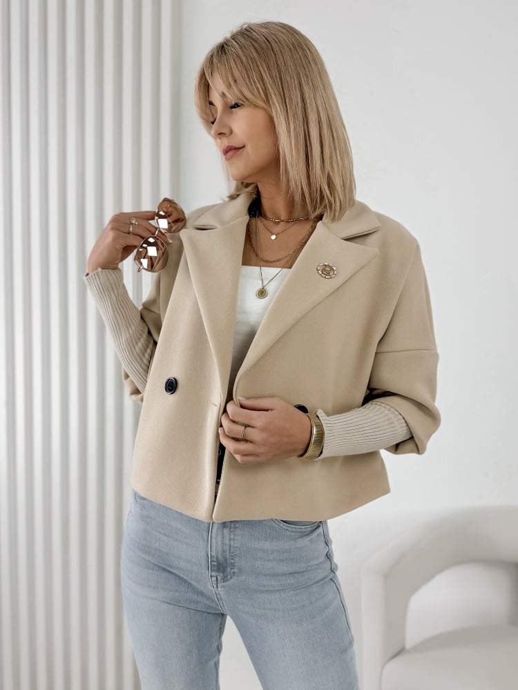 KURTKA MIBELLE BEŻOWA