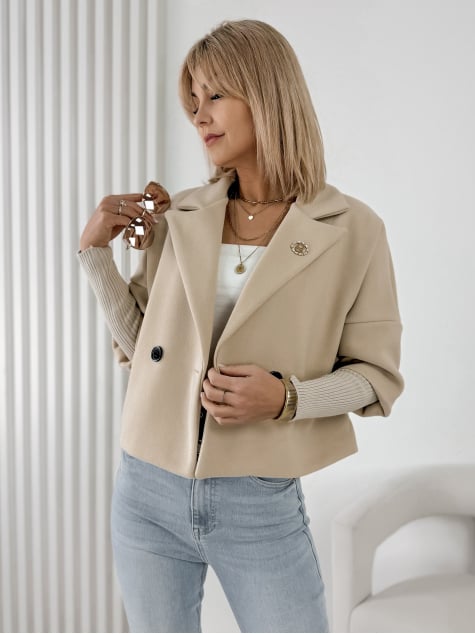 KURTKA MIBELLE BEŻOWA