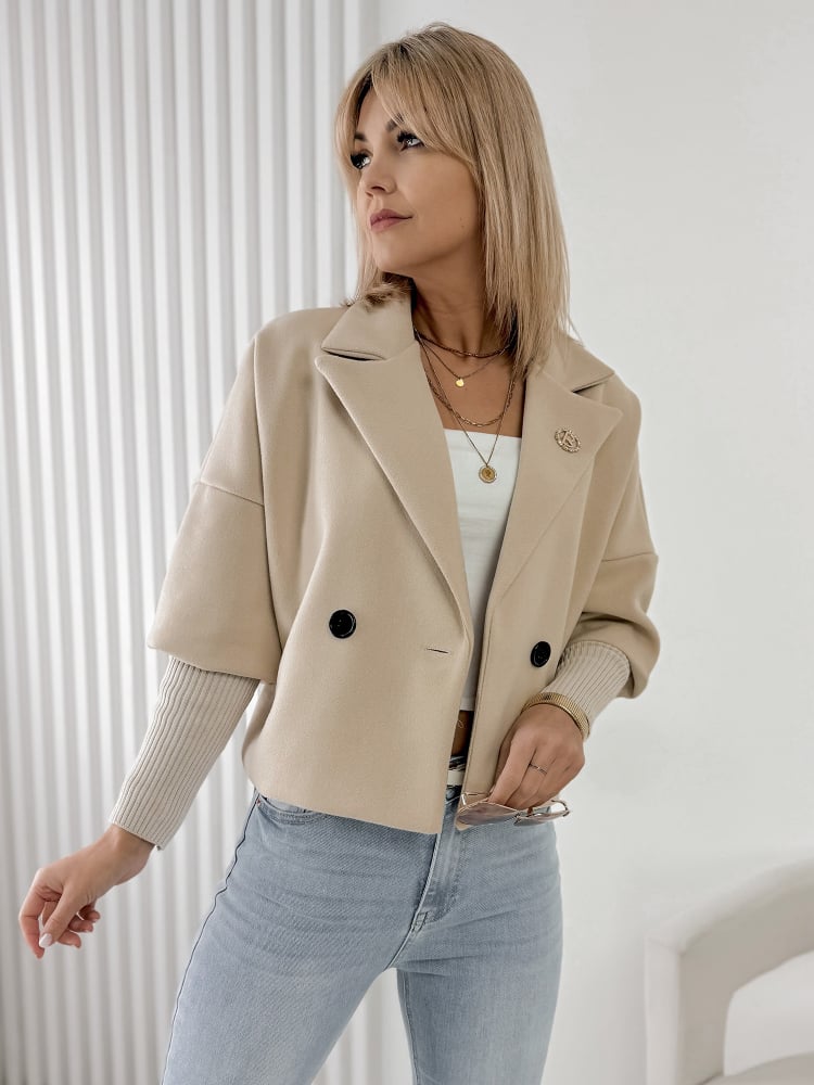 KURTKA MIBELLE BEŻOWA