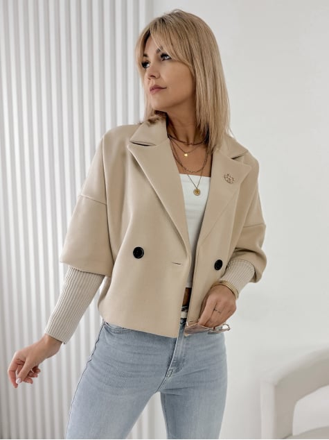 KURTKA MIBELLE BEŻOWA