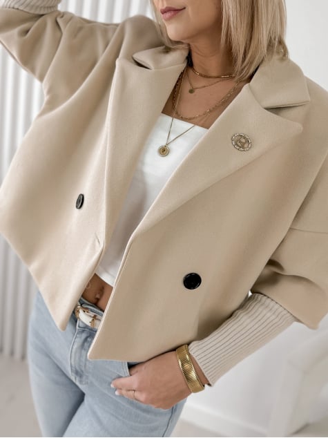 KURTKA MIBELLE BEŻOWA