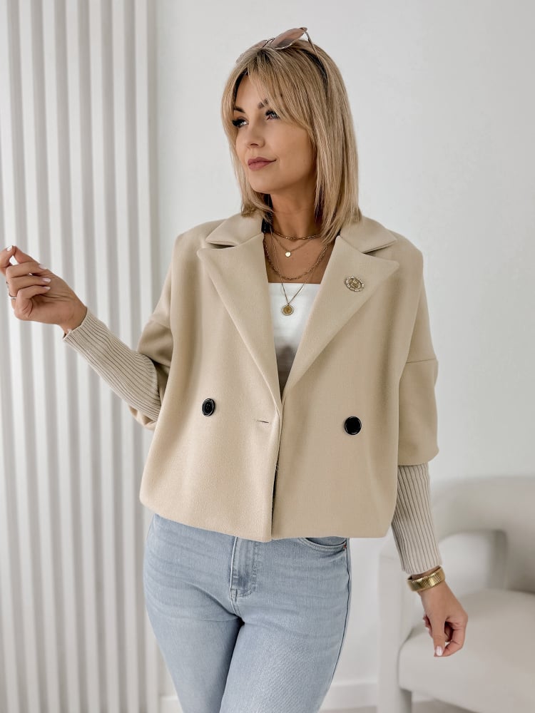 KURTKA MIBELLE BEŻOWA