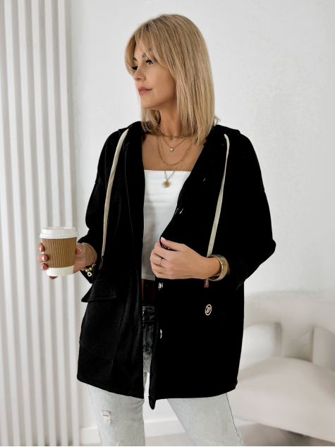 PŁASZCZ AVERRA CZARNY