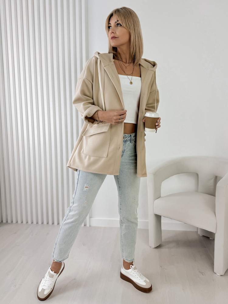 PŁASZCZ AVERRA BEŻOWY