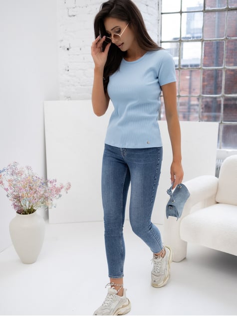 BLUZKA  AUBREY BŁĘKITNA