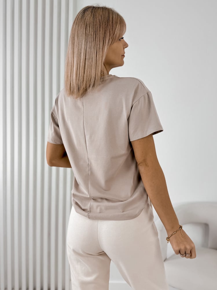 BLUZKA BEXLEY BEŻOWA