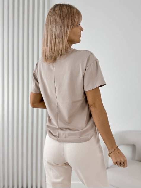 BLUZKA BEXLEY BEŻOWA