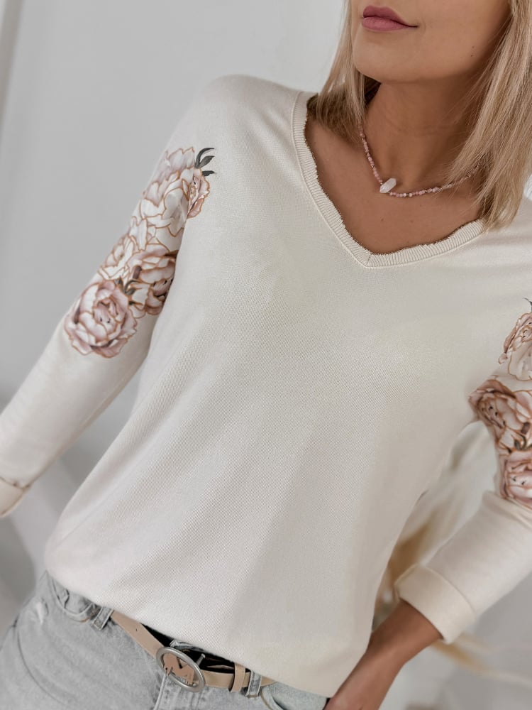 BLUZKA LECERRA KREMOWA