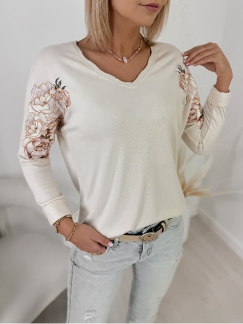 BLUZKA LECERRA KREMOWA