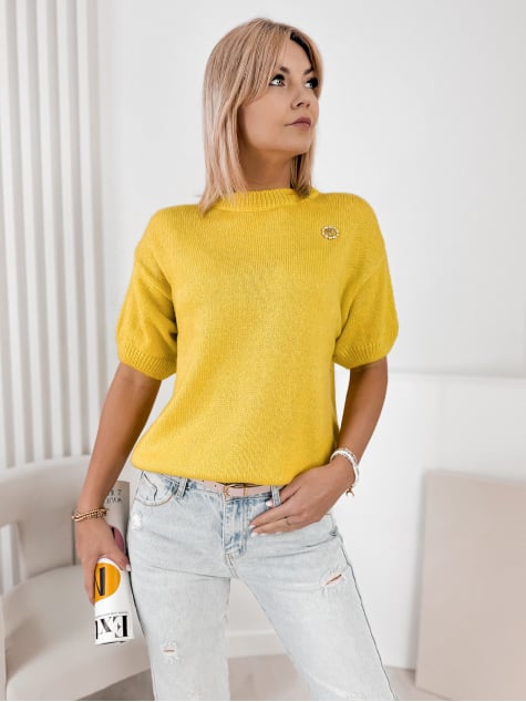 SWETER MAURA ŻÓŁTY
