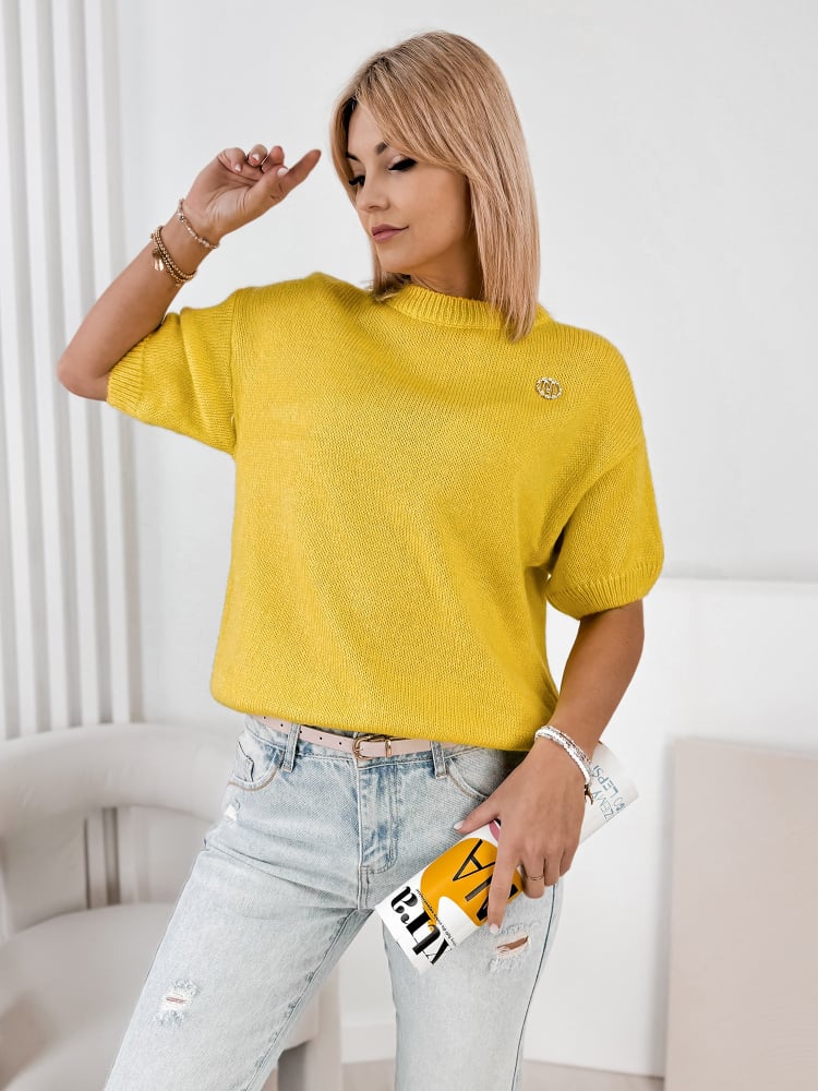 SWETER MAURA ŻÓŁTY
