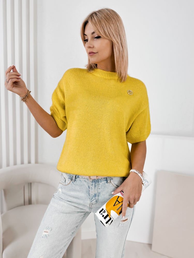 SWETER MAURA ŻÓŁTY