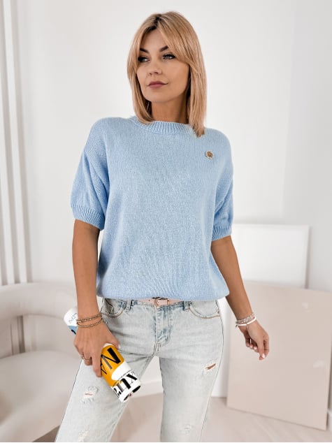 SWETER MAURA BŁĘKITNY