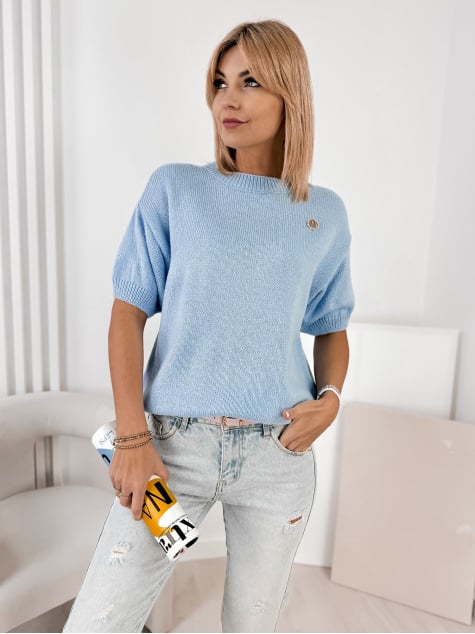 SWETER MAURA BŁĘKITNY