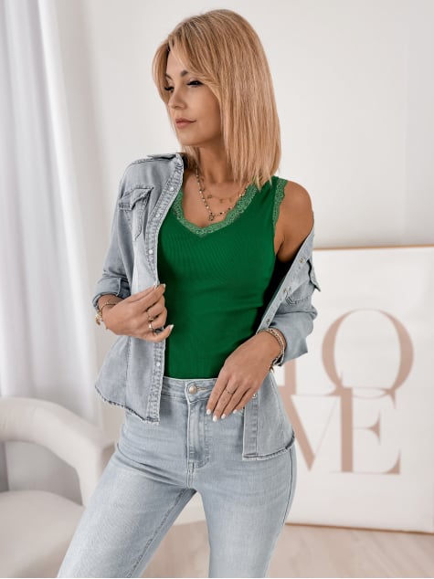 BLUZKA BESSIA ZIELONA