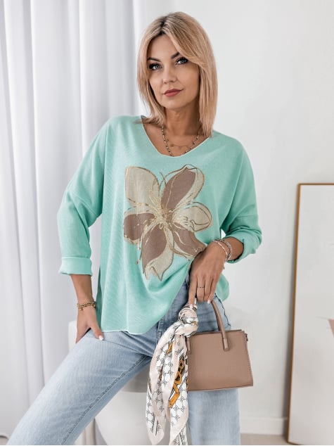 BLUZKA TESSA MIĘTOWA