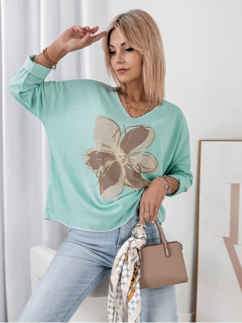 BLUZKA TESSA MIĘTOWA