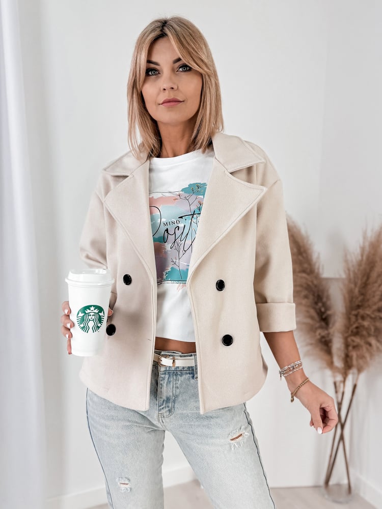 PŁASZCZ NAYA BEŻOWY