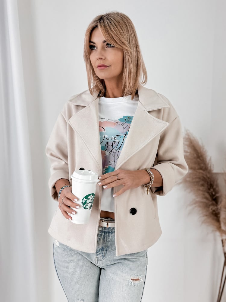 PŁASZCZ NAYA BEŻOWY