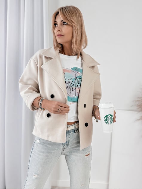 PŁASZCZ NAYA BEŻOWY