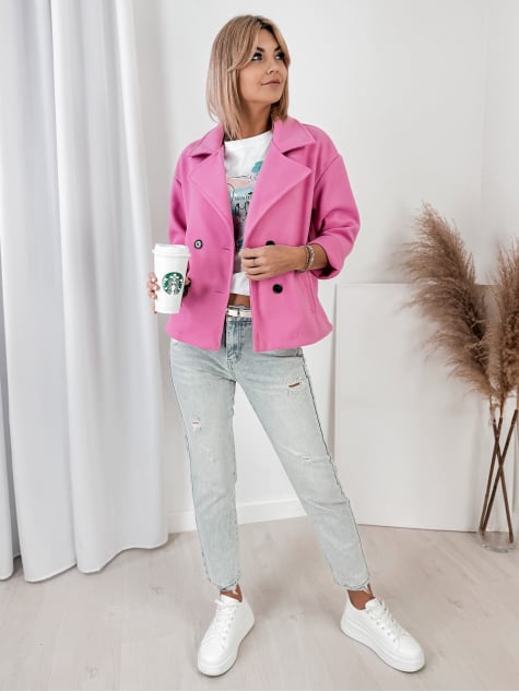 PŁASZCZ NAYA RÓŻOWY