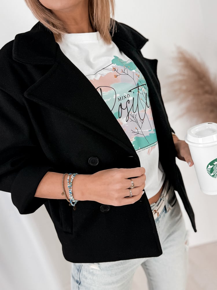 PŁASZCZ NAYA CZARNY