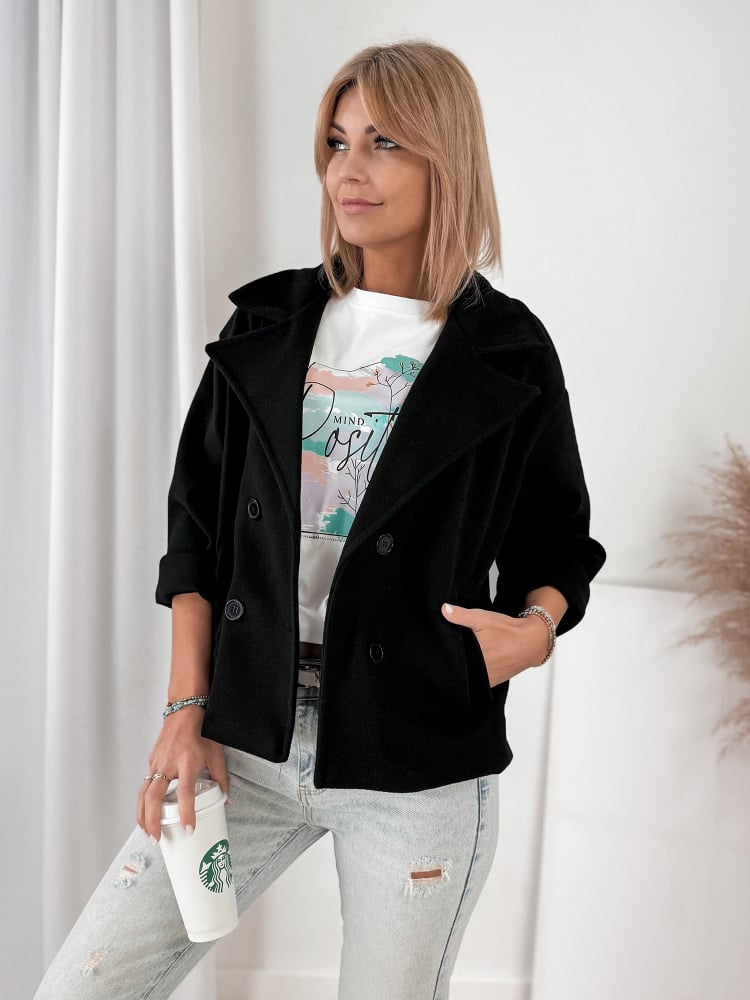 PŁASZCZ NAYA CZARNY