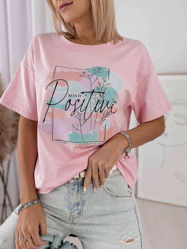 BLUZKA MELIORA PUDROWY RÓŻ