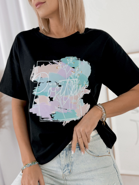 BLUZKA MELIORA CZARNA