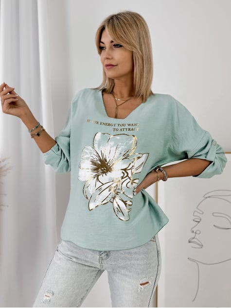 BLUZKA ZINZA MIĘTOWA