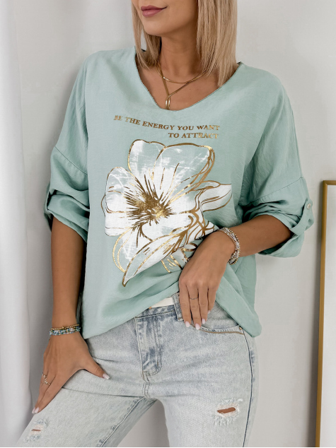 BLUZKA ZINZA MIĘTOWA