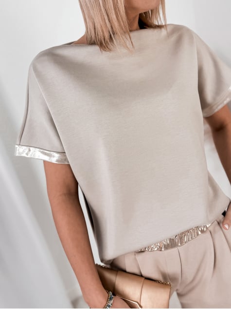 BLUZKA MARVO CIEMNOBEŻOWA