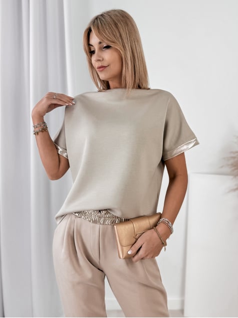 BLUZKA MARVO CIEMNOBEŻOWA