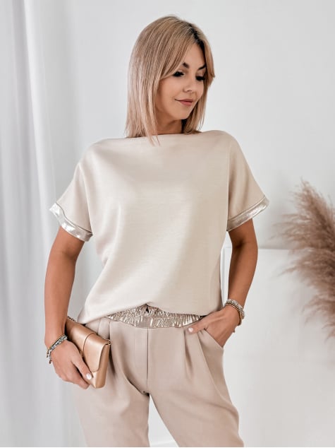BLUZKA MARVO BEŻOWA