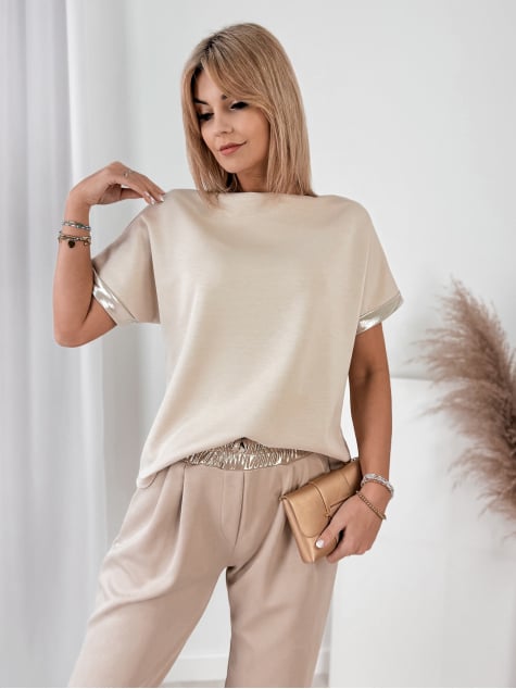 BLUZKA MARVO BEŻOWA
