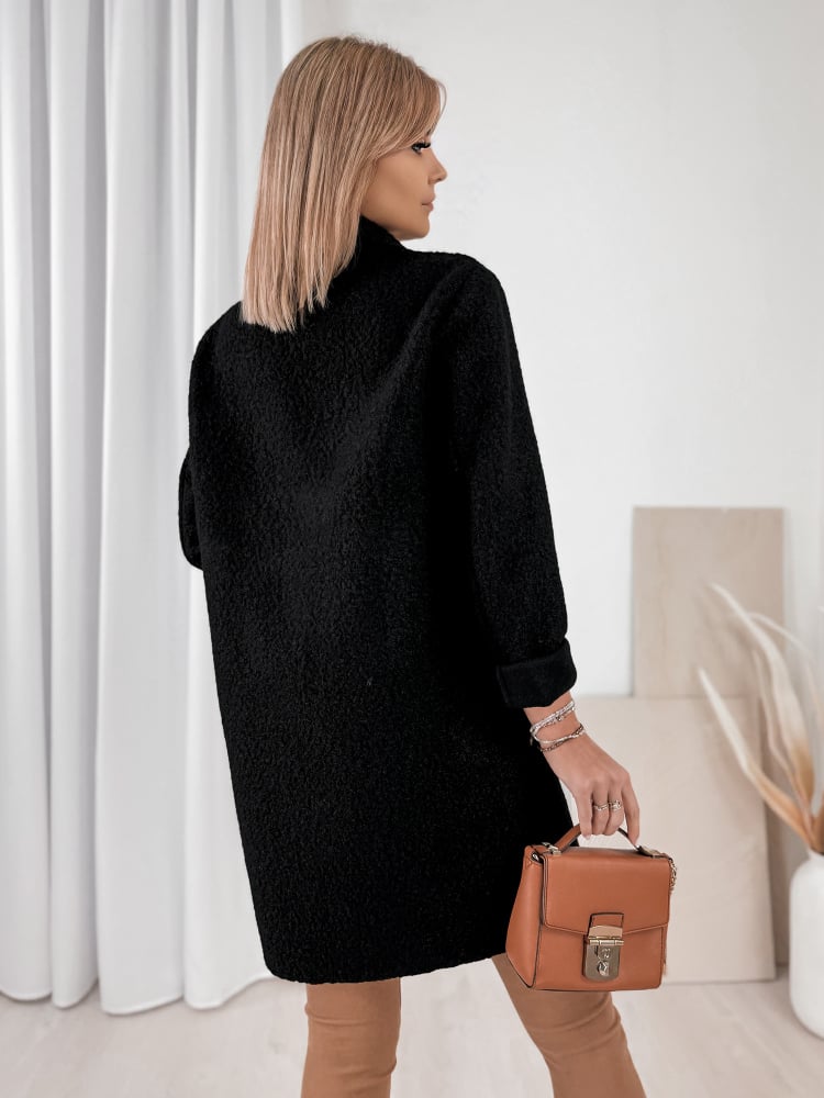 PŁASZCZ BOUCLE MELINDA CZARNY