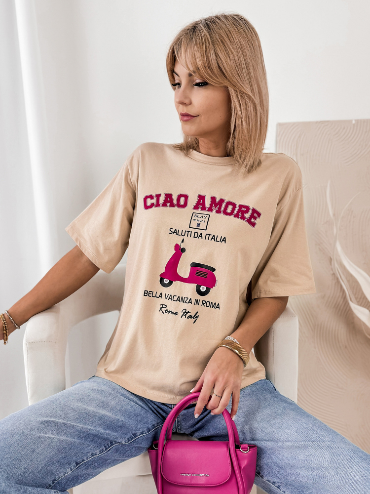 BLUZKA AMOREMI BEŻOWA