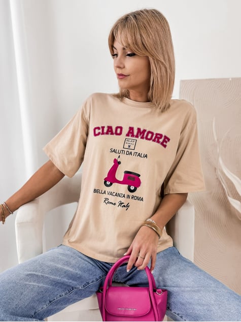 BLUZKA AMOREMI BEŻOWA