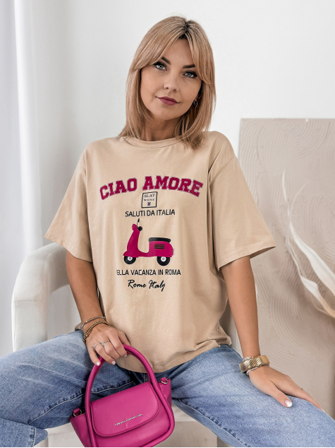 BLUZKA AMOREMI BEŻOWA