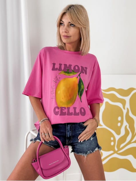 BLUZKA LIMONES RÓŻOWA